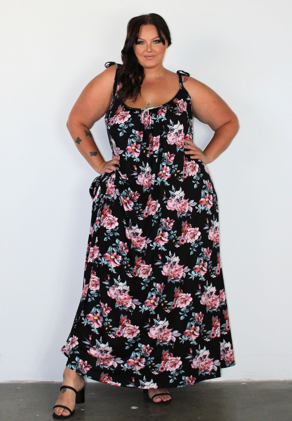 Women's Plus Size Tops | Pretty Cami Maxi Dress | SWAK Designs Women's Plus Size Tops | Pretty Cami Maxi Dress | SWAK Designs