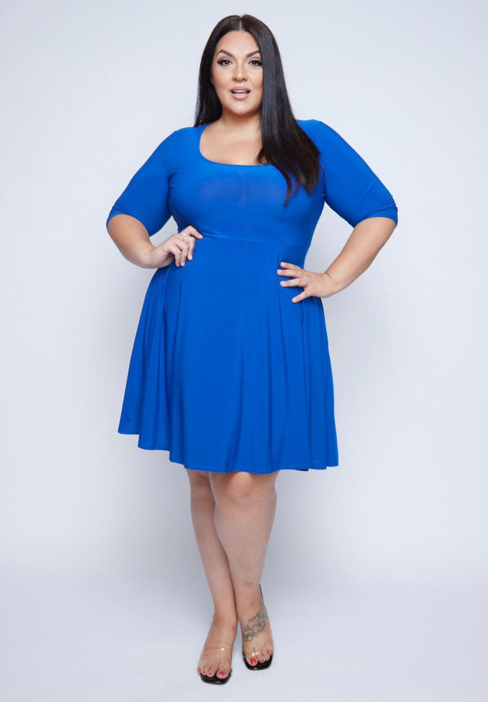 Women's Plus Size Tops | Mary Skater Dress | SWAK Designs