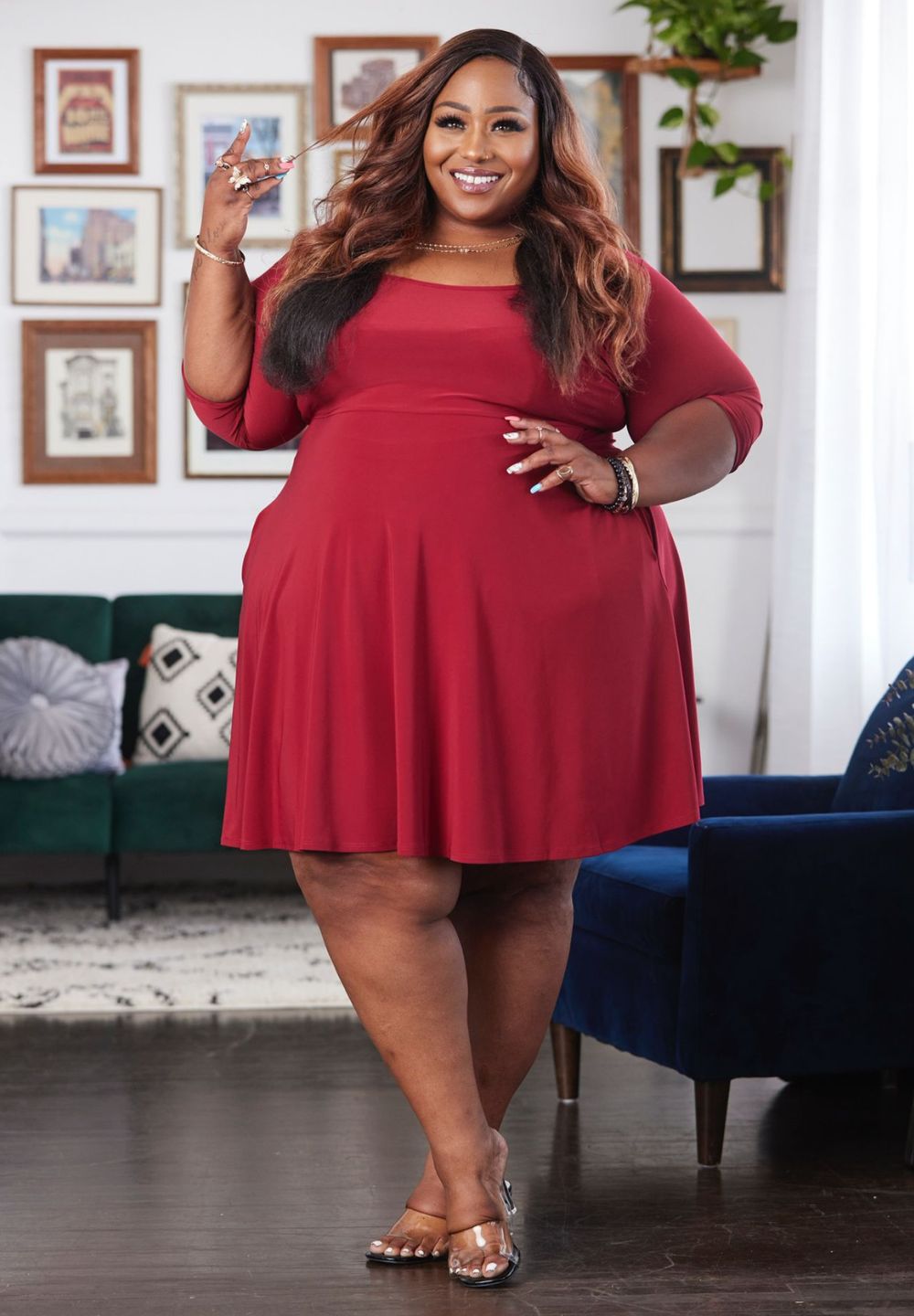 Women's Plus Size Tops | Mary Skater Dress | SWAK Designs Women's Plus Size Tops | Mary Skater Dress | SWAK Designs