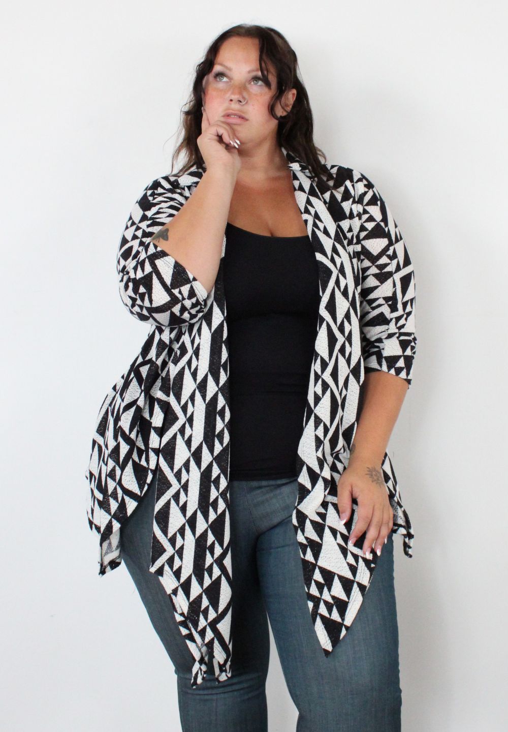 Women's Plus Size Tops | Brook Cardigan | SWAK Designs
