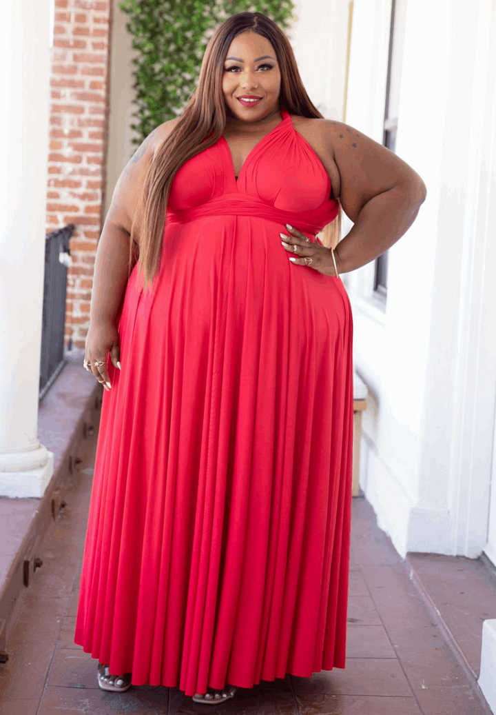 fitted lace wedding dress Women's Plus Size Tops | Eternity Maxi Dress