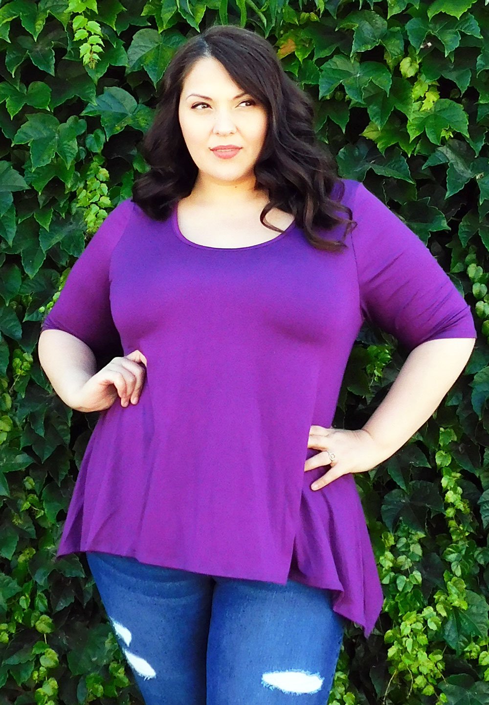 Stylish and Trendy Plus Size Tops | Polly Top | SWAK Designs