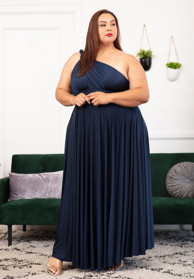 OOTD: Plus Size Midi Length Dress from Swak Designs